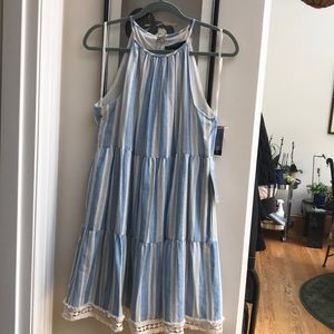 Striped Halter Dress